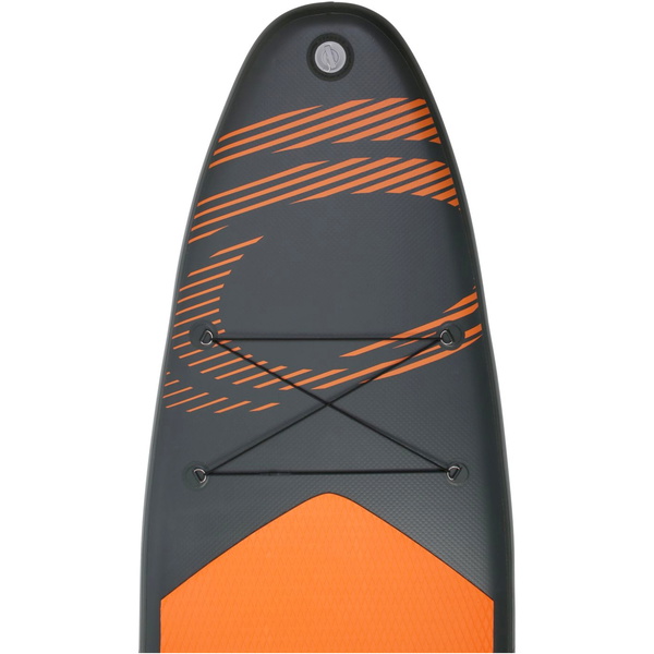 2026 Typhoon Pacchetto 482118 - Black / Orange Per Stand Up Paddle Board Gonfiabile 10'2